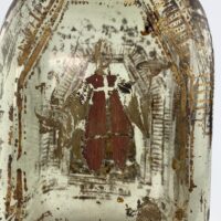 Rare St Nicolas de Bari Santa Claus Square Case Bottle