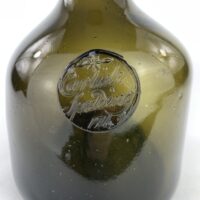 Exceptional Mining Sealed Mallet Wine Bottle Carlisle Spedding 1741 Cumbria