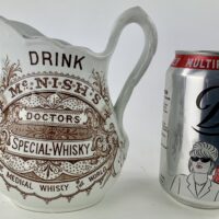 Mc Nish Special Whisky Water Pottery Pub Jug