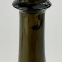 Very Rare Half Size Flat Octagonal Wine Bottle