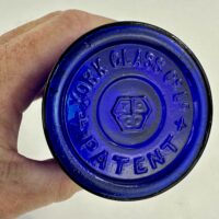 Rare York Glass Company Patent LUG Oil Chemist Bottle