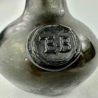 Antique Glass Sealed Shaft & Globe Wine Bottle