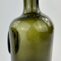 Chadwick Family Crest Glass Wine Bottle Mavesyn Ridware 1791