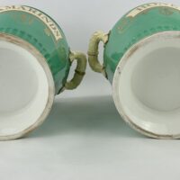 Antique Pottery Irish Green Drug Jars Honey Tamarinds