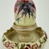 Large Burmese Glass Fairy Lamp & Base No1