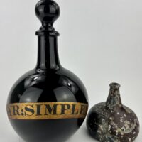 Amethyst Glass Apothecary Bottle Simplex