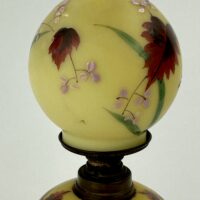 Rare Miniature Glass Kerosene Oil Lamp