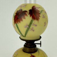 Rare Miniature Glass Kerosene Oil Lamp