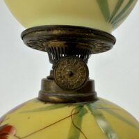Rare Miniature Glass Kerosene Oil Lamp