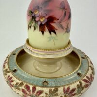 Large Burmese Glass Fairy Lamp & Base No2