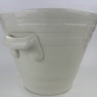 Antique Ironstone Pure Milk Pail Farmyard