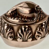 Antique Sea Shell Conch Copper Food Jelly Mould