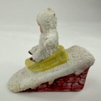 Antique Bisque Snow Baby Sledge