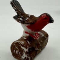 Antique Bisque Robin Cake Decoration