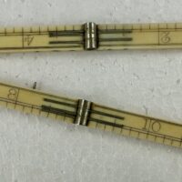 John Rabone & Sons German Silver Folding Rule