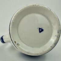 Very Rare Blue & White Pottery Bubby Pot
