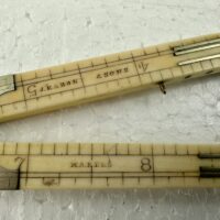 John Rabone & Sons German Silver Folding Rule