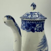 Very Rare Blue & White Pottery Bubby Pot