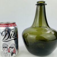 Shaft & Globe Glass Wine Bottle C1680 Mint