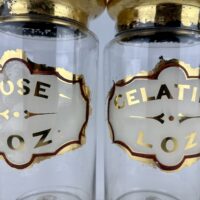 Antique Glass Apothecary Drug Jars Beck Whitchurch