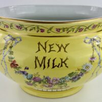 Rare Copeland Giant Ironstone Pottery Milk Pail