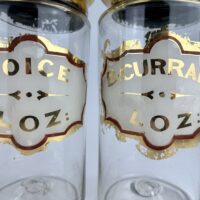 Antique Glass Apothecary Drug Jars Beck Whitchurch