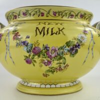Rare Copeland Giant Ironstone Pottery Milk Pail