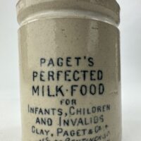 Paget’s Milk Food Advertising Stoneware Pot
