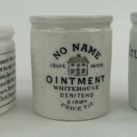 Cook Chemist Nottingham Pottery Ointment Pot