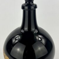 Purple Glass Chemist Onion Bottle Aq Destill