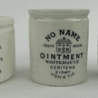 Cook Chemist Nottingham Pottery Ointment Pot