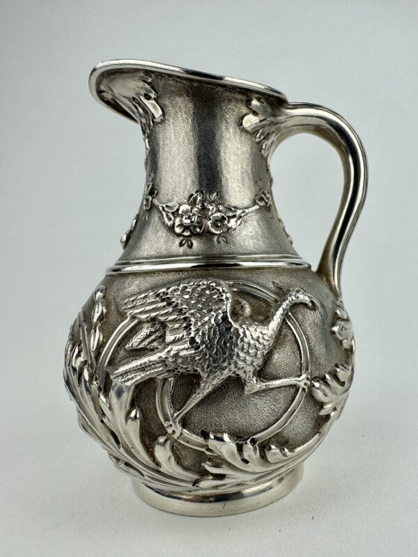 Antique Solid Silver Cream Jug Henry Wilkinson