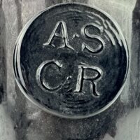 ASCR Glass Wine Bottle Cellar Found