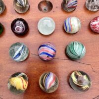 Antique Solitaire Board Superior German Marbles