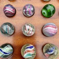 Antique Solitaire Board Superior German Marbles