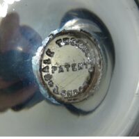 Antique Mercury Glass Hale Thompson Goblet