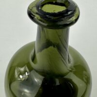 Antique Mini Half Size Mallet Wine Bottle