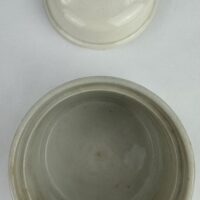 Quillet Foie Gras Ironstone Pot Stained!
