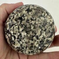 Scottish Agate Curling Stone Inkwell Inkpot