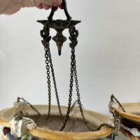 Minton Majolica Pottery Hanging Planters