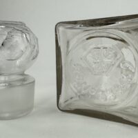 Square LUG Apothecary Chemist Bottle York Glass Co