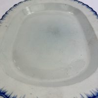 Large Pearlware Feather Edge Pottery Platter