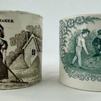 Davenport Creamware Pottery Children’s Mug