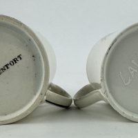 Antique Pottery Children’s Mug Playing Marbles