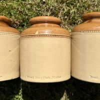 Youngs Stoneware Preserve Jars