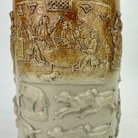 Mortlake Salt Glaze Stoneware Large Ale Beer Tankard 1793