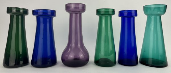 Antique Freeblown Hyacinth Bulb Vases