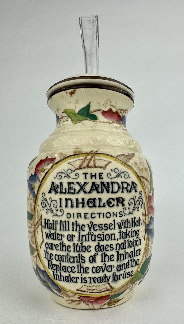 Alexandra Polychrome Pottery Inhaler