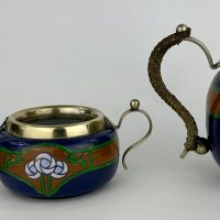 Charles Rennie Mackintosh Inspired Enamel Teaset