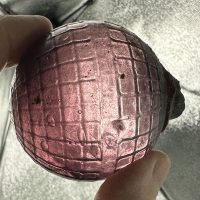 Rare Purple Glass Target Ball Gallery Range